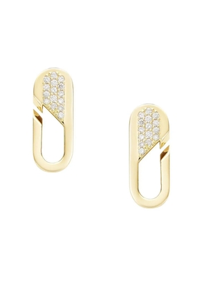 Bizzotto Gioielli 18K yellow gold small Link diamond earrings