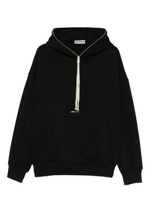 STATE OF ORDER zip hooded hoodie - Black