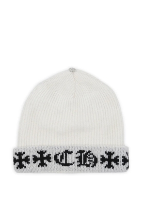 Chrome Hearts Big Daddy bashmere Beanie - White