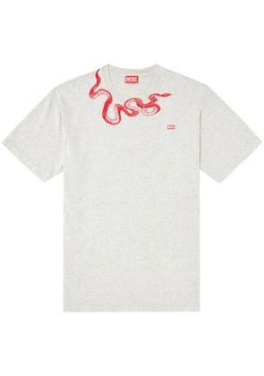 Diesel New Year of the Snake Capsule T-shirt - 9CB LIGHT GREY