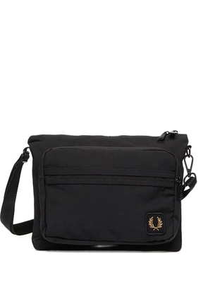 Fred Perry zip-fastening cross body bag - Black