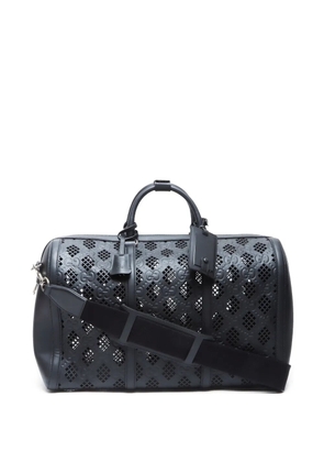 Gucci Pre-Owned 2005-2020s GG perforated Boston bag - Black