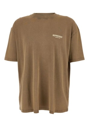 Represent logo T-shirt - Brown