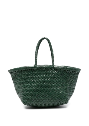 DRAGON DIFFUSION Triple Jump Small woven tote bag - Green
