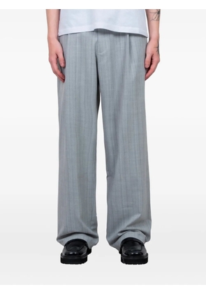 Vous Décidez Clip striped trousers - Grey
