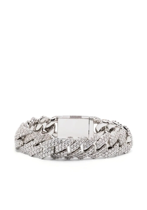 DARKAI Prong Pavé gemstones bracelet - Silver