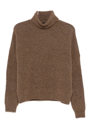 Transit roll-neck sweater - Brown
