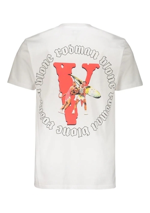 Vlone rodman print cotton T-shirt - White