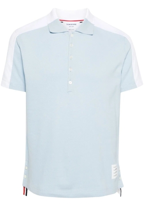 Thom Browne Trompe L' Oeil cotton polo shirt - Blue