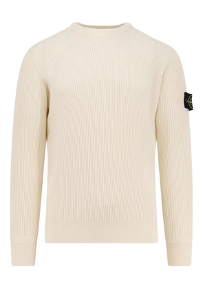 Stone Island ribbed badge knitwear - Neutrals