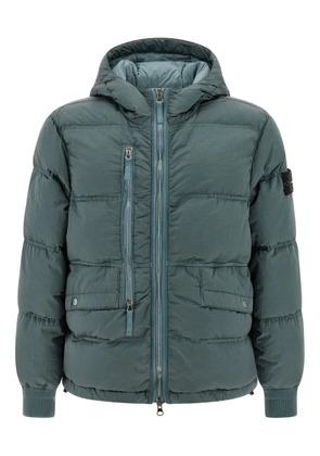 Stone Island hooded padded coat - Green