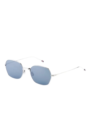 Thom Browne Eyewear geometric-frame sunglasses - Silver