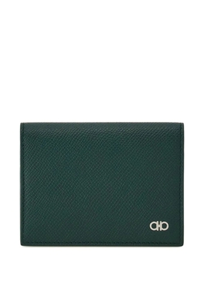 Ferragamo Gancini leather cardholder - Green