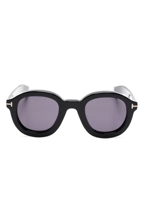 TOM FORD Eyewear Raffa round-frame sunglasses - Black