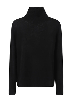 Allude high-neck sweater - Black