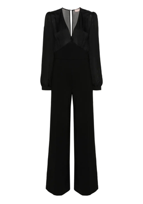 TWINSET wide-leg jumpsuit - Black