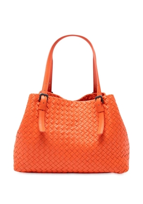 Bottega Veneta Pre-Owned 2012-2025 Medium Nappa Intrecciato Cesta tote bag - Orange