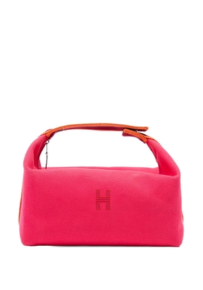 Hermès Pre-Owned 2020-2025 Large Canvas Bride A Brac Case vanity bag - Pink