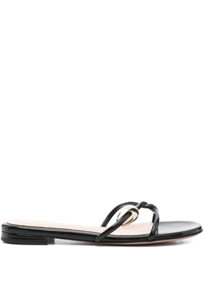 Gianvito Rossi knotted strap sandals - Black
