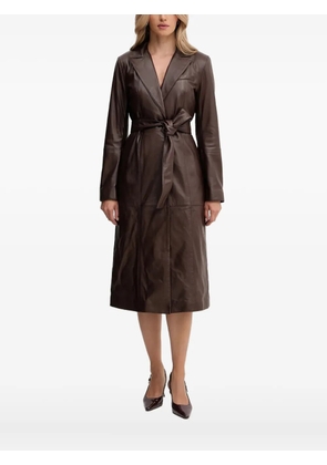MARCIANO by GUESS Lana buttoned belted coat - Brown