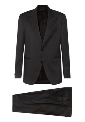Lardini notched lapels two-piece suit - Black