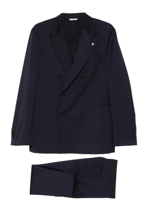 Manuel Ritz double-breasted suit - Blue