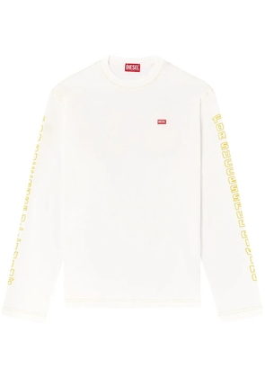 Diesel T-Crane-ls-R1 T-shirt - 141 WHITE