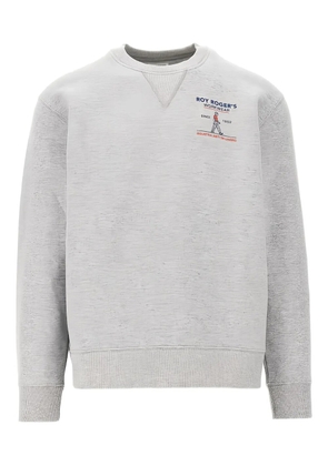 Roy Rogers crew-neck logo sweatshirt - Grey