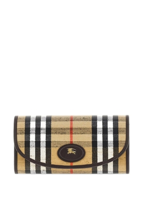 Burberry check-pattern wallet - Neutrals