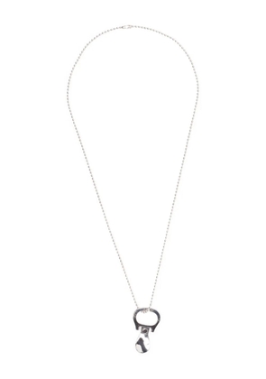 Maison MIHARA YASUHIRO x MIC pull tab necklace - Silver