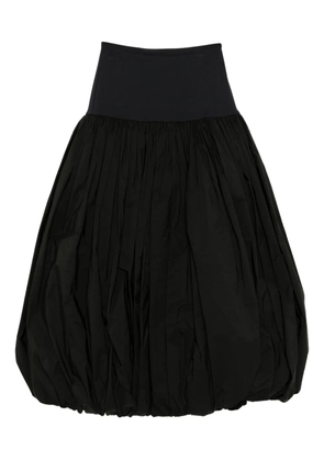 Vaquera pleated skirt - Black