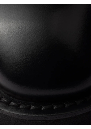 Prada elasticated-panel leather Chelsea boots - Black