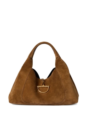 Gucci maxi Softbit shoulder bag - Brown