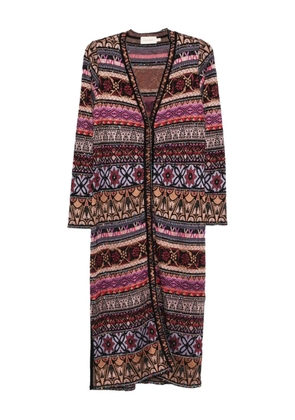 Cecilia Prado Cecilia patterned cardi-coat - Black