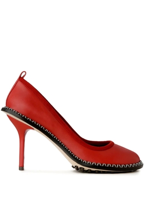 MISCI suede Santana heeled pumps - Red