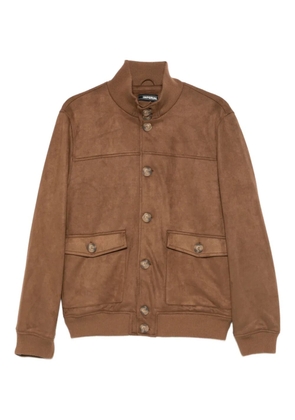 IMPERIAL button flap pocket jacket - Brown