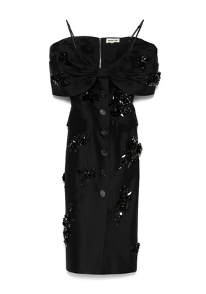 SHUSHU/TONG oversize bow dress - Black