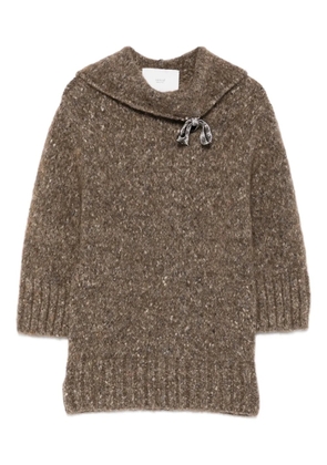 Vanisè round-neck sweater - Brown