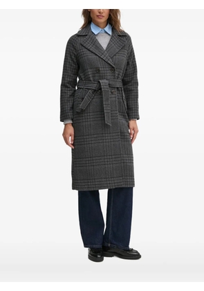 Benetton belted check coat - Grey
