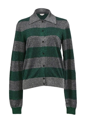Victoria Beckham striped button shirt - Green