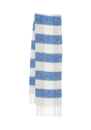 WRSTBHVR Rania fringe-edge scarf - Blue