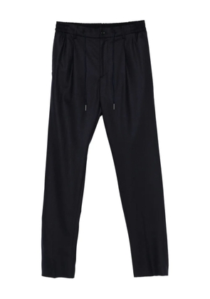Tagliatore P-Newman drawstring pleated trousers - Blue