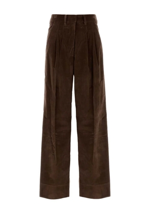 PT Torino corduroy palazzo trousers - Brown