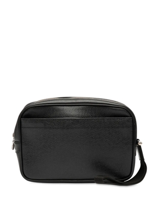 Louis Vuitton Pre-Owned 2000 Taiga Pochette Kaluga clutch bag - Black