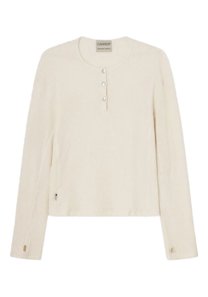 Carrera Henley buttoned sweater - Neutrals