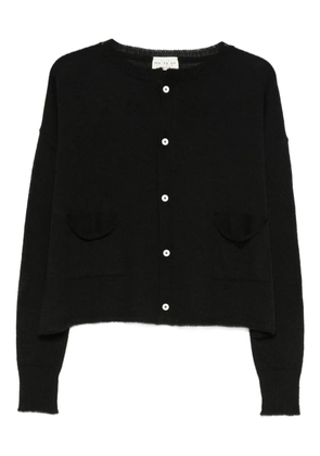 Ma'ry'ya pocket button-fastening cardigan - Black