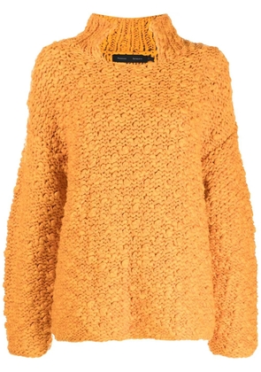 Proenza Schouler square-neck chunky-knit jumper - Yellow