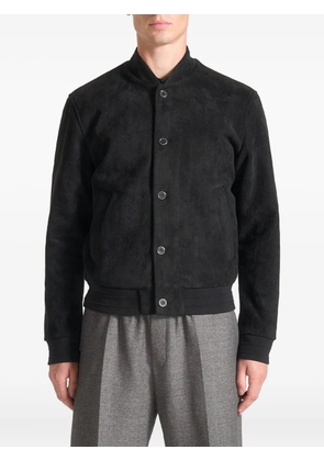 Manière De Voir button-up bomber jacket - Black