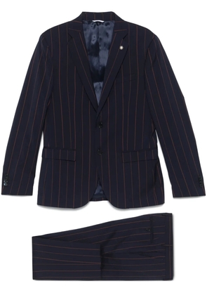 Manuel Ritz pinstriped suit - Blue
