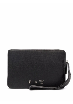 Off-White Industrial Belt zipped pouch bag - Black